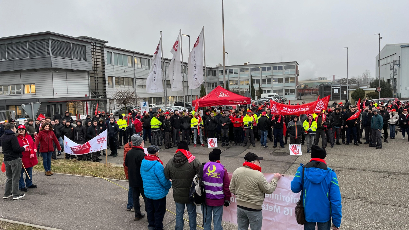 Warnstreik bei Bürstner 