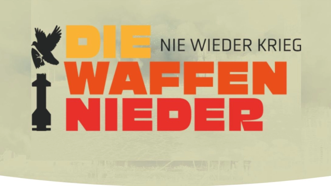 Logo Die Waffen nieder Nie wieder Krieg