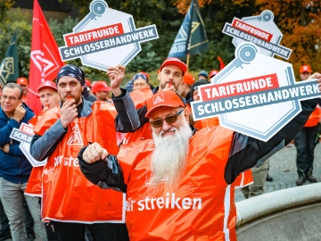 Verhandlungsergebnis Schlosserhandwerk: 4,1 Prozent mehr Geld in zwei Stufen